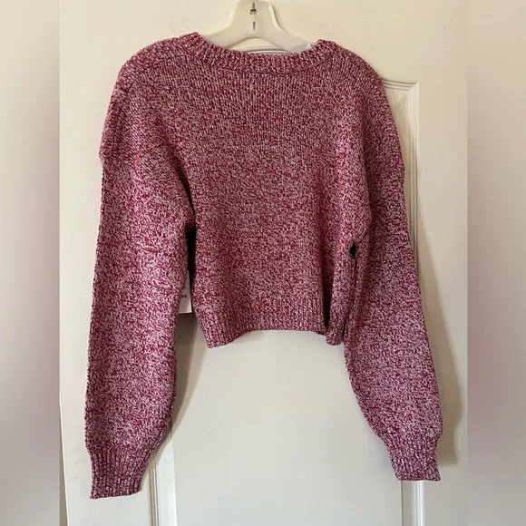 New! Pacsun Mauve Knit Long Sleeve Knit Sweater Women’s size Small - Picture 2 of 12